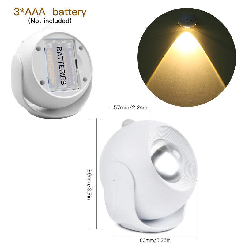 Adjustable Angle Motion-Sensing Light