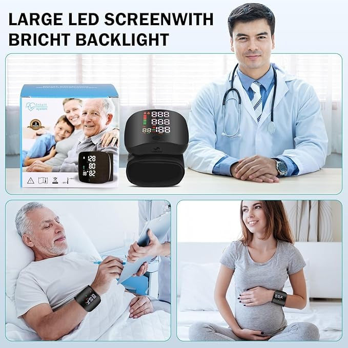Automatic Wrist Blood Pressure Monitors with LCD Screen