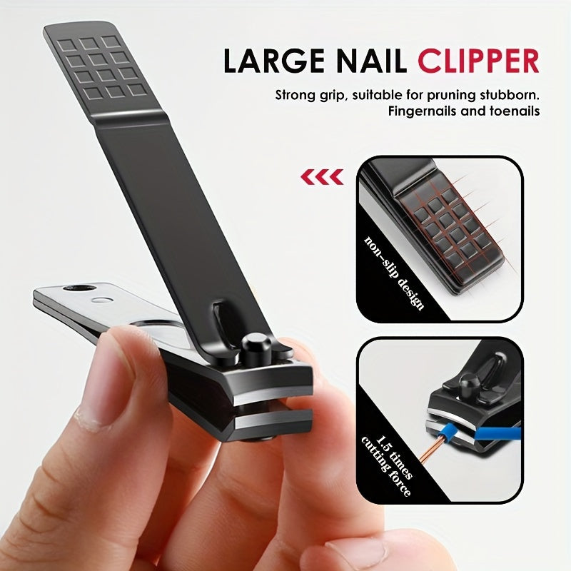 Nail Clippers Manicure Tool Set With Portable Travel Case