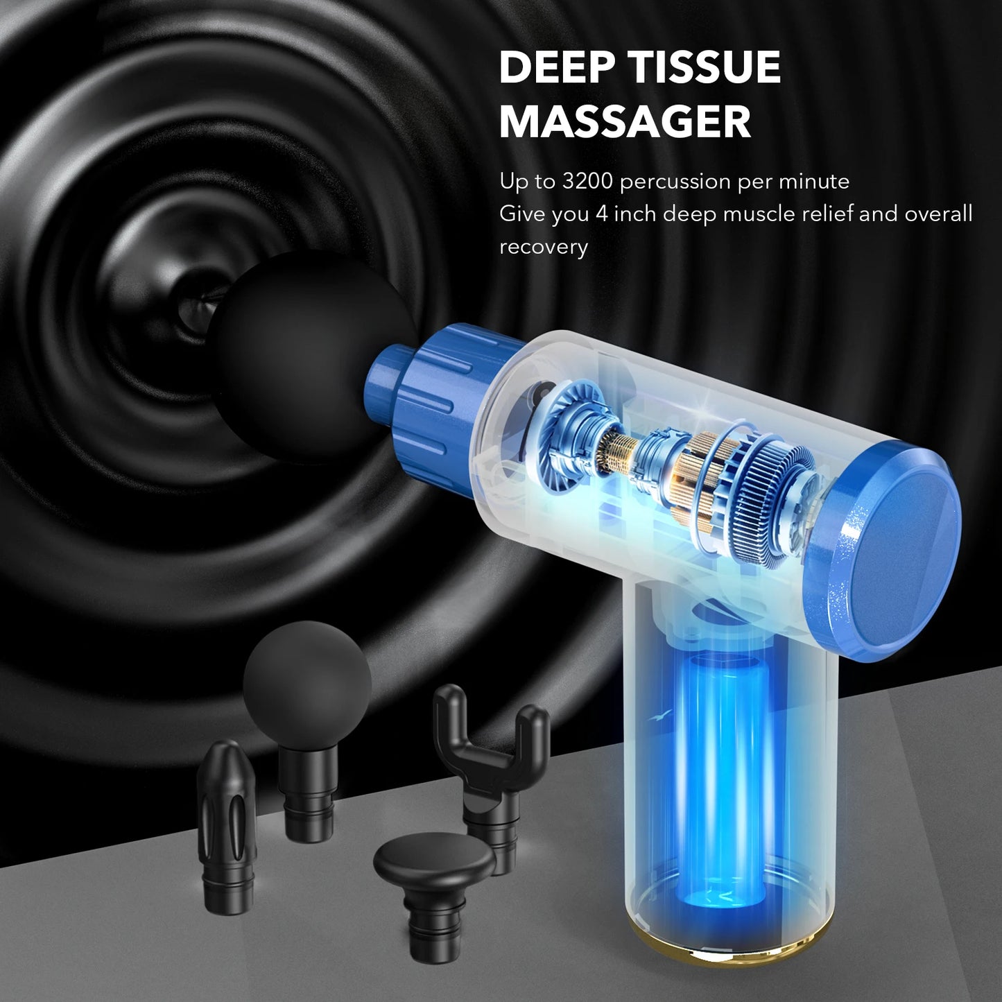 Lightweight Portable Body Massage Gun