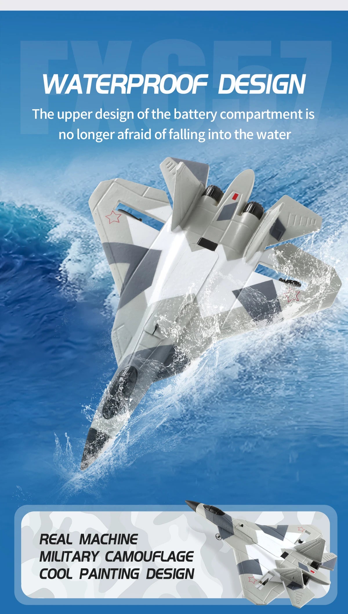 RC Foam Aircraft SU-35 – High-Performance Remote Control Fighter Plane Best Toy For Children