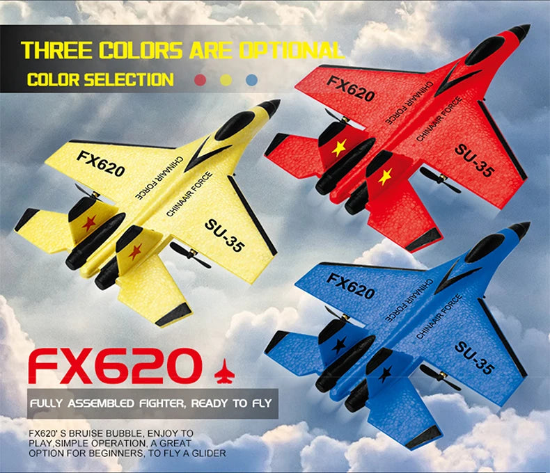 RC Foam Aircraft SU-35 – High-Performance Remote Control Fighter Plane Best Toy For Children