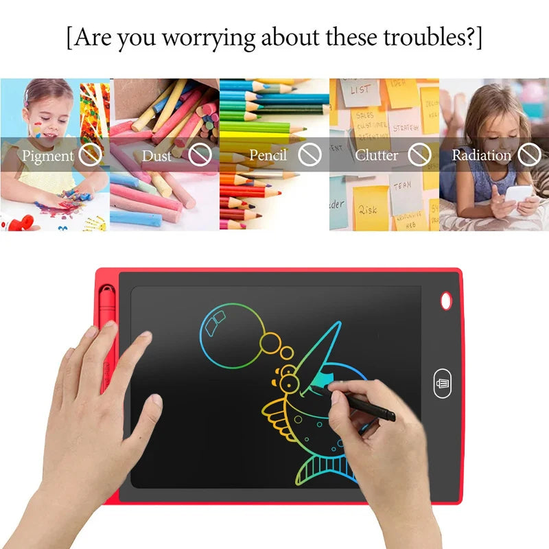 8.5-Inch LCD Electronic Drawing Board – Fun & Educational for Kids
