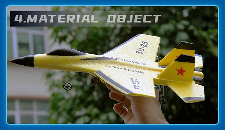 RC Foam Aircraft SU-35 – High-Performance Remote Control Fighter Plane Best Toy For Children