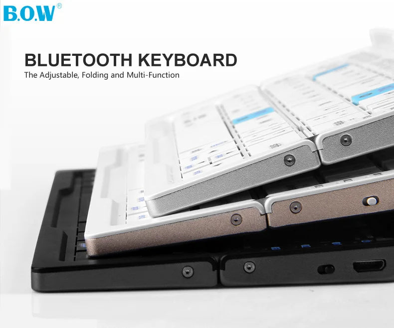 Mini Foldable Wireless Keyboard With Stand For Phone