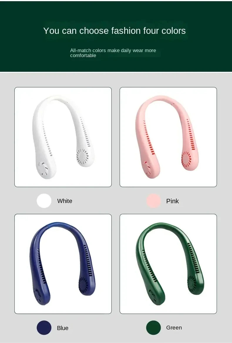 USB Charging Hanging Neck Fan