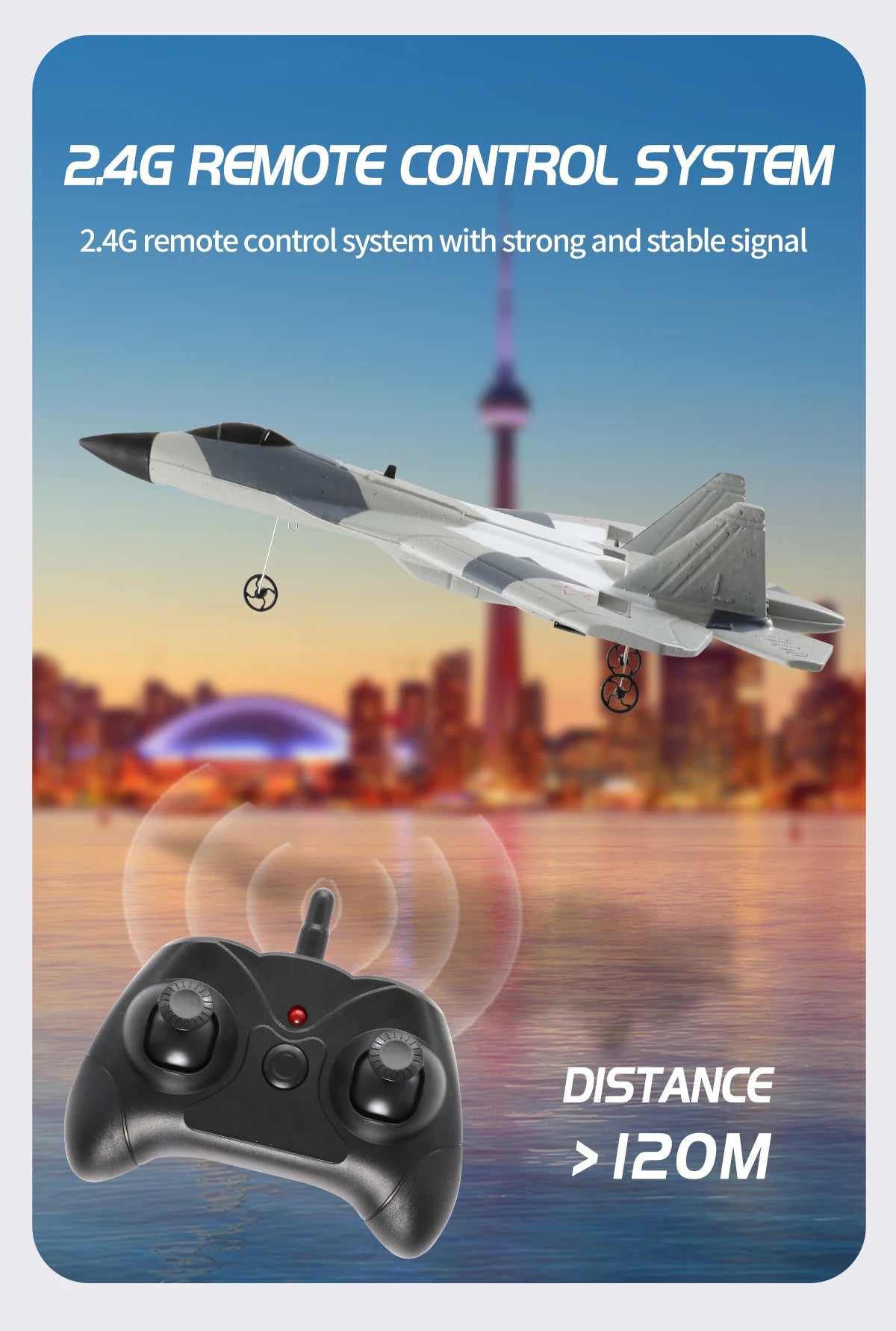RC Foam Aircraft SU-35 – High-Performance Remote Control Fighter Plane Best Toy For Children