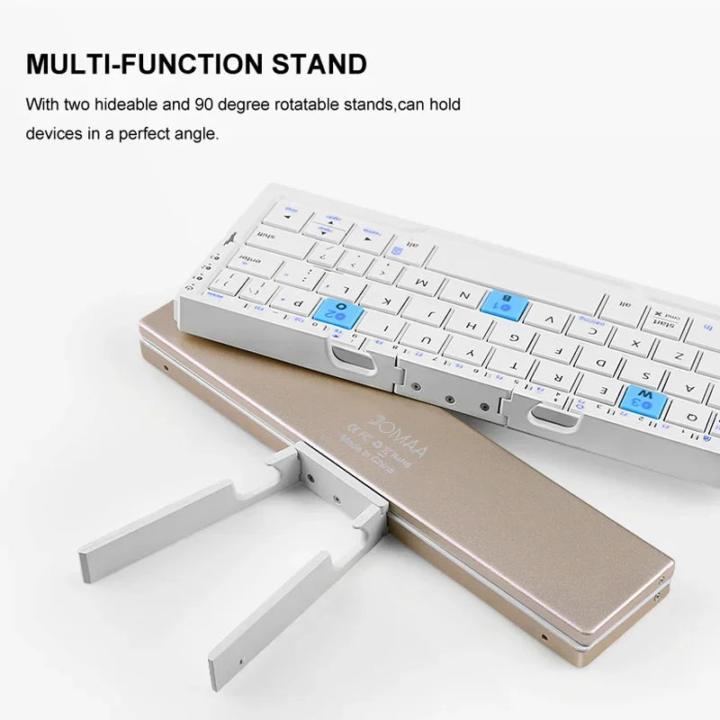 Mini Foldable Wireless Keyboard With Stand For Phone