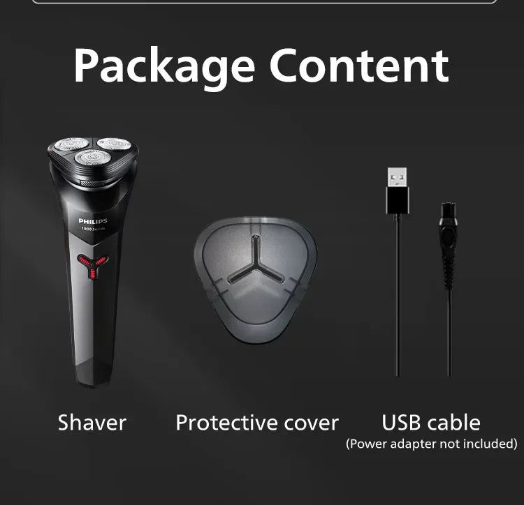 PHILIPS S1113 Men's Portable Electric Shaver