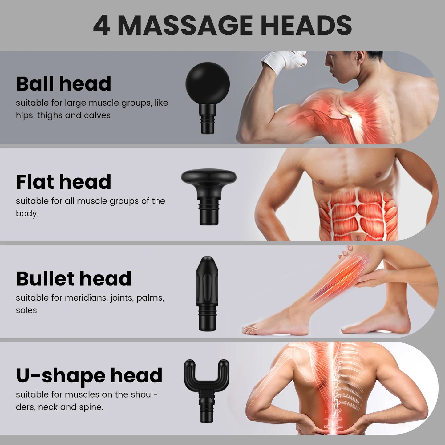 Lightweight Portable Body Massage Gun