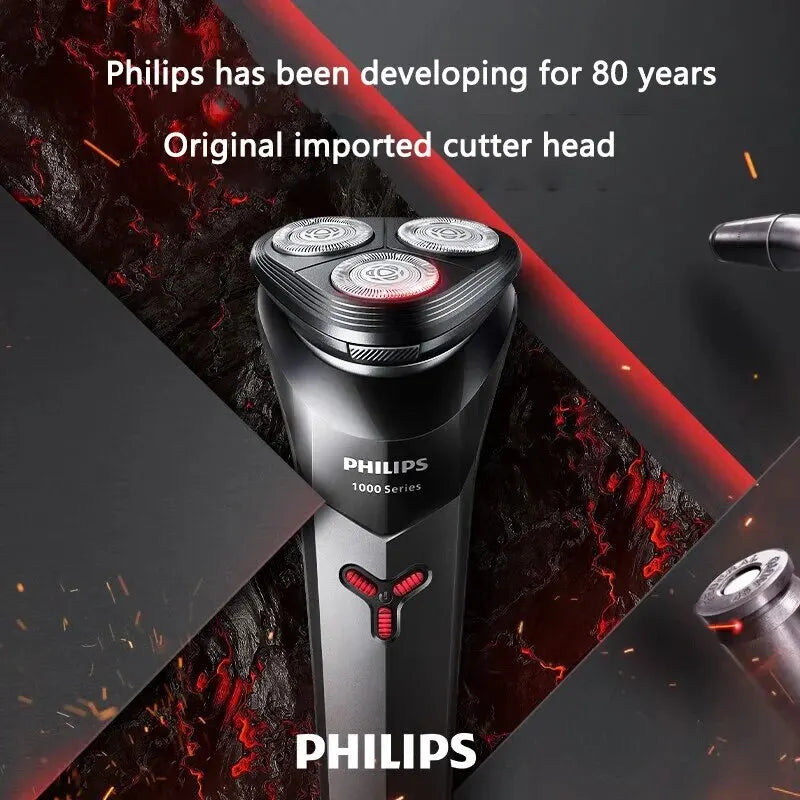 PHILIPS S1113 Men's Portable Electric Shaver