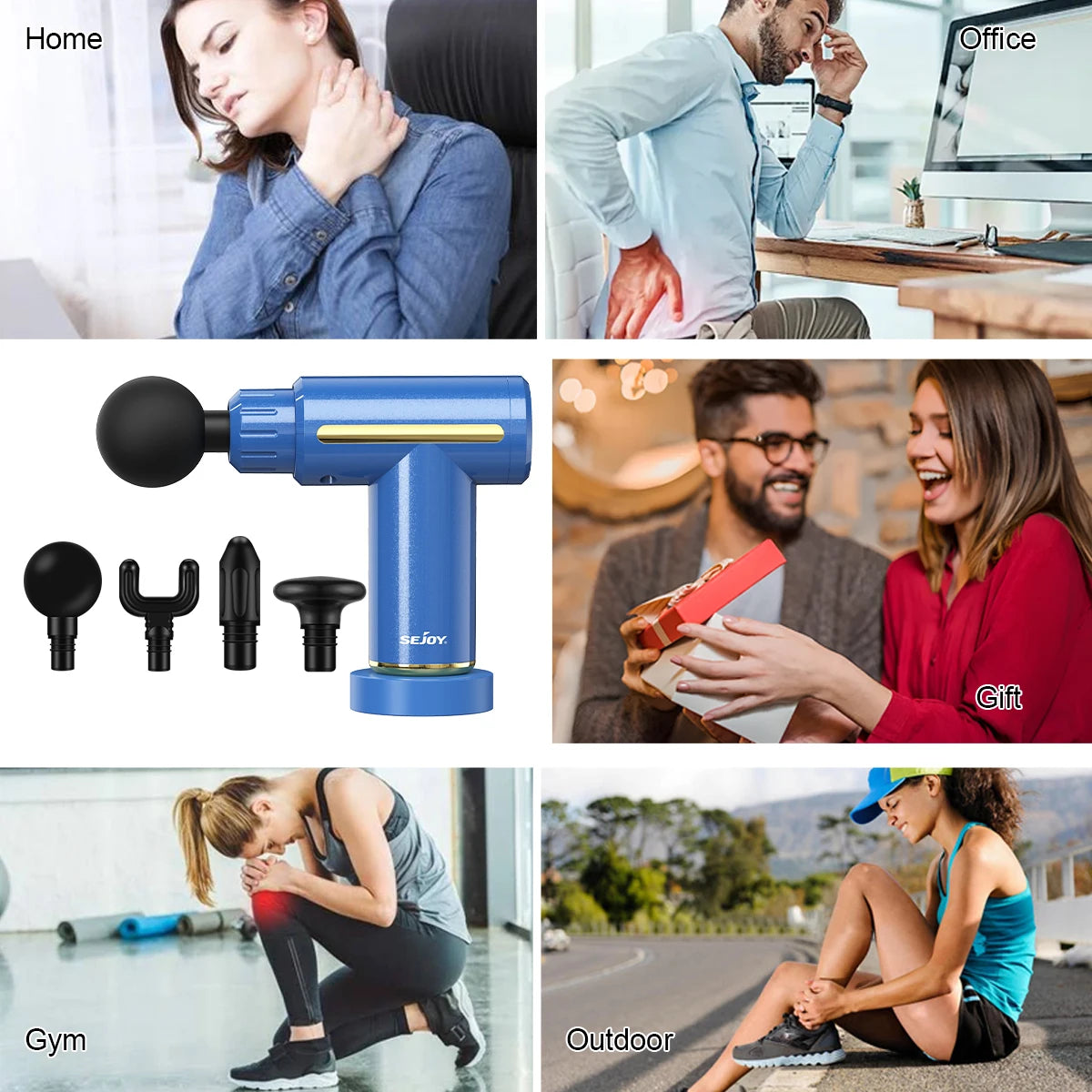 Lightweight Portable Body Massage Gun