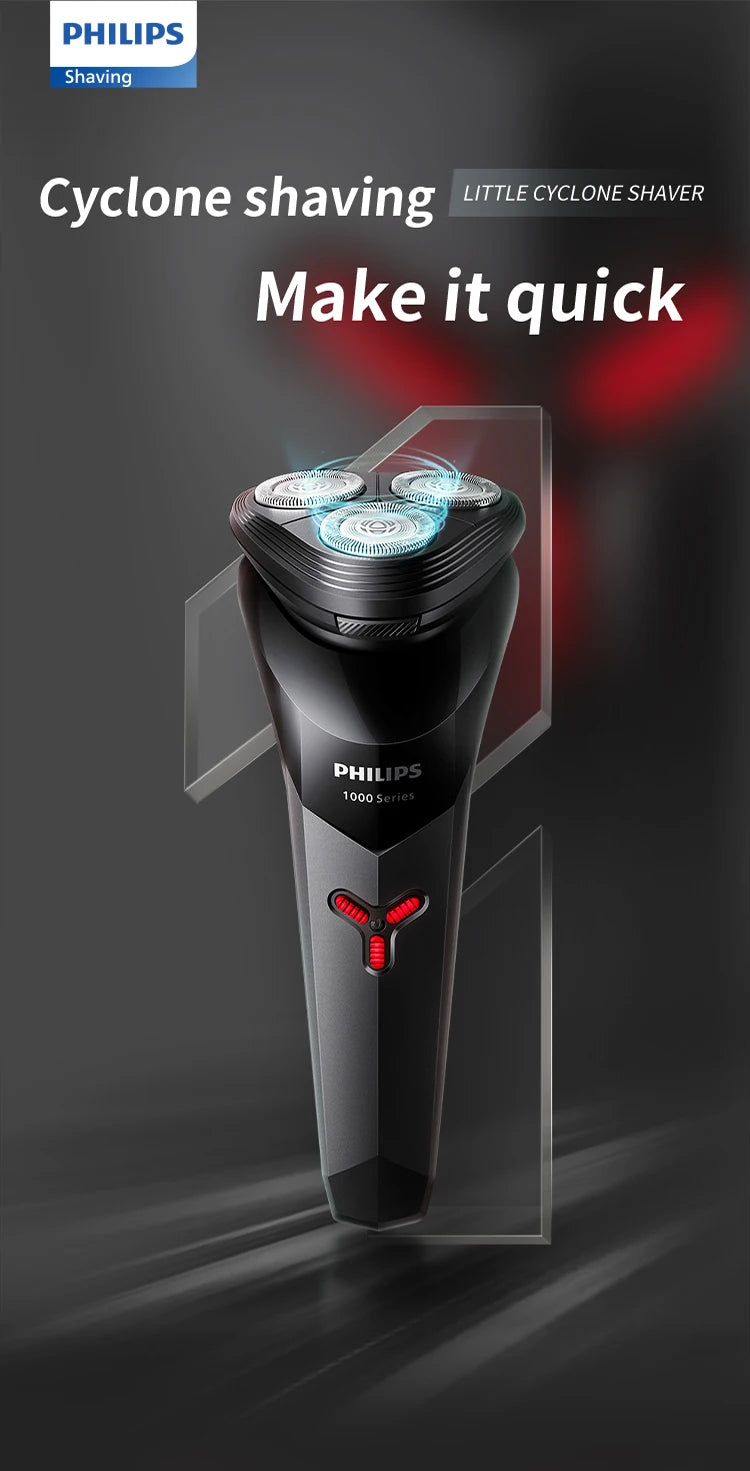 PHILIPS S1113 Men's Portable Electric Shaver