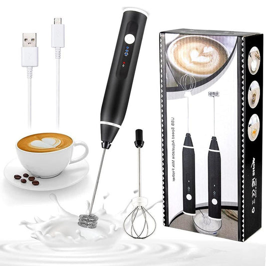 Milk Frother Electric Egg Beater Mixer For Coffee Drink Portable