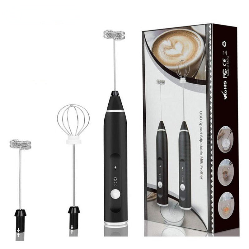 Milk Frother Electric Egg Beater Mixer For Coffee Drink Portable