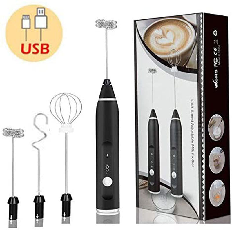 Milk Frother Electric Egg Beater Mixer For Coffee Drink Portable