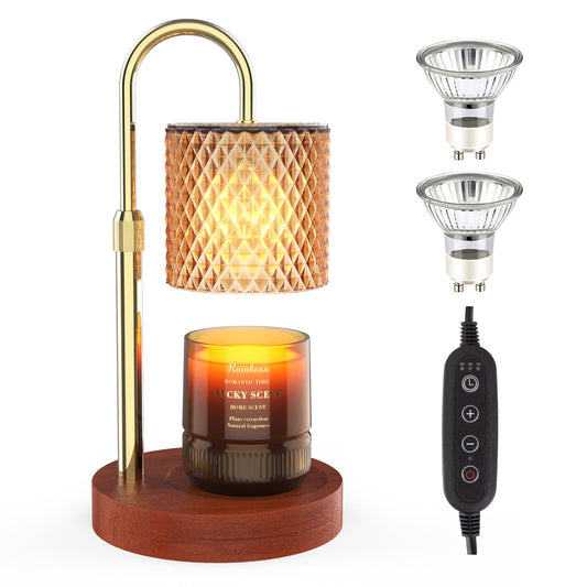 Electric Candle Warmer Lamp With Timer And Dimmer