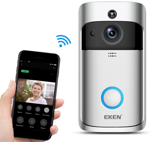 Wireless WiFi Video Doorbell Camera with Chime