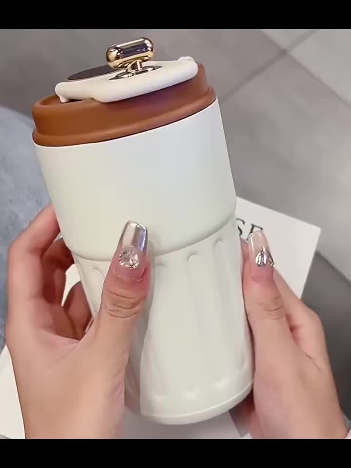 Premium Insulated Travel Mug with Temperature Display