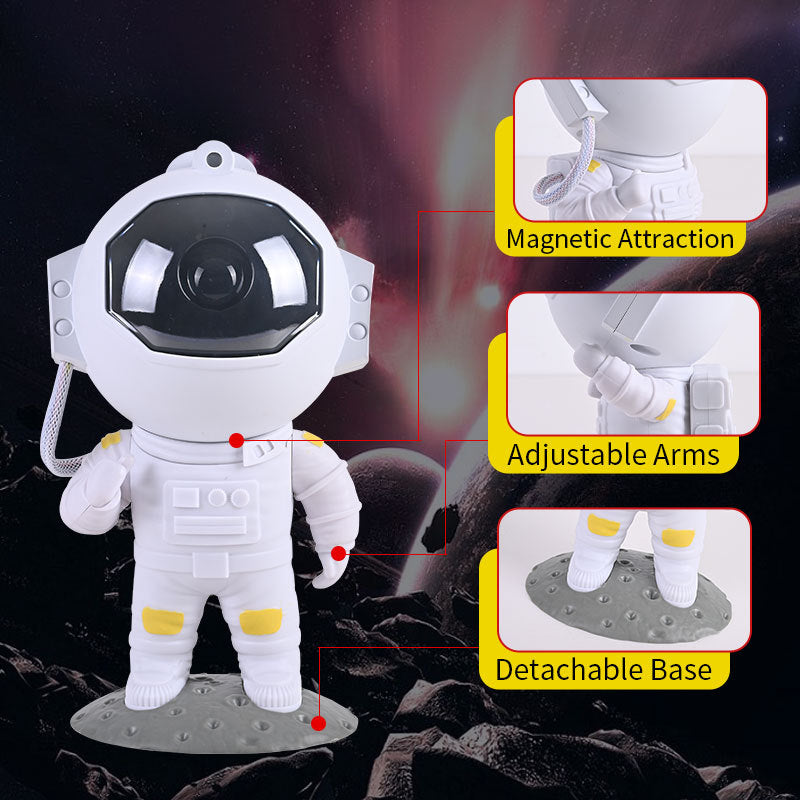 Galaxy Star Projector Astronaut Lamp