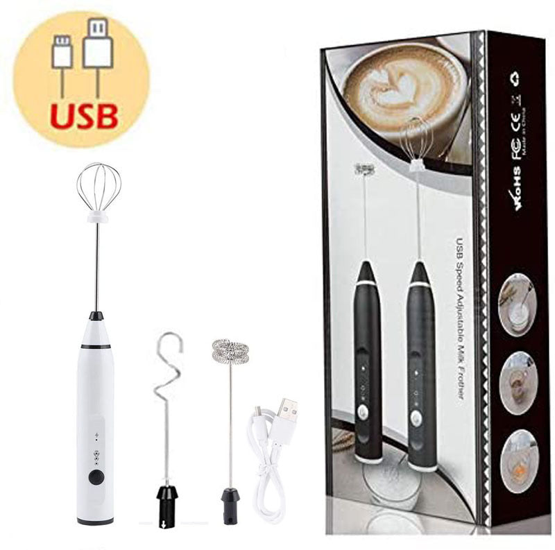 Milk Frother Electric Egg Beater Mixer For Coffee Drink Portable