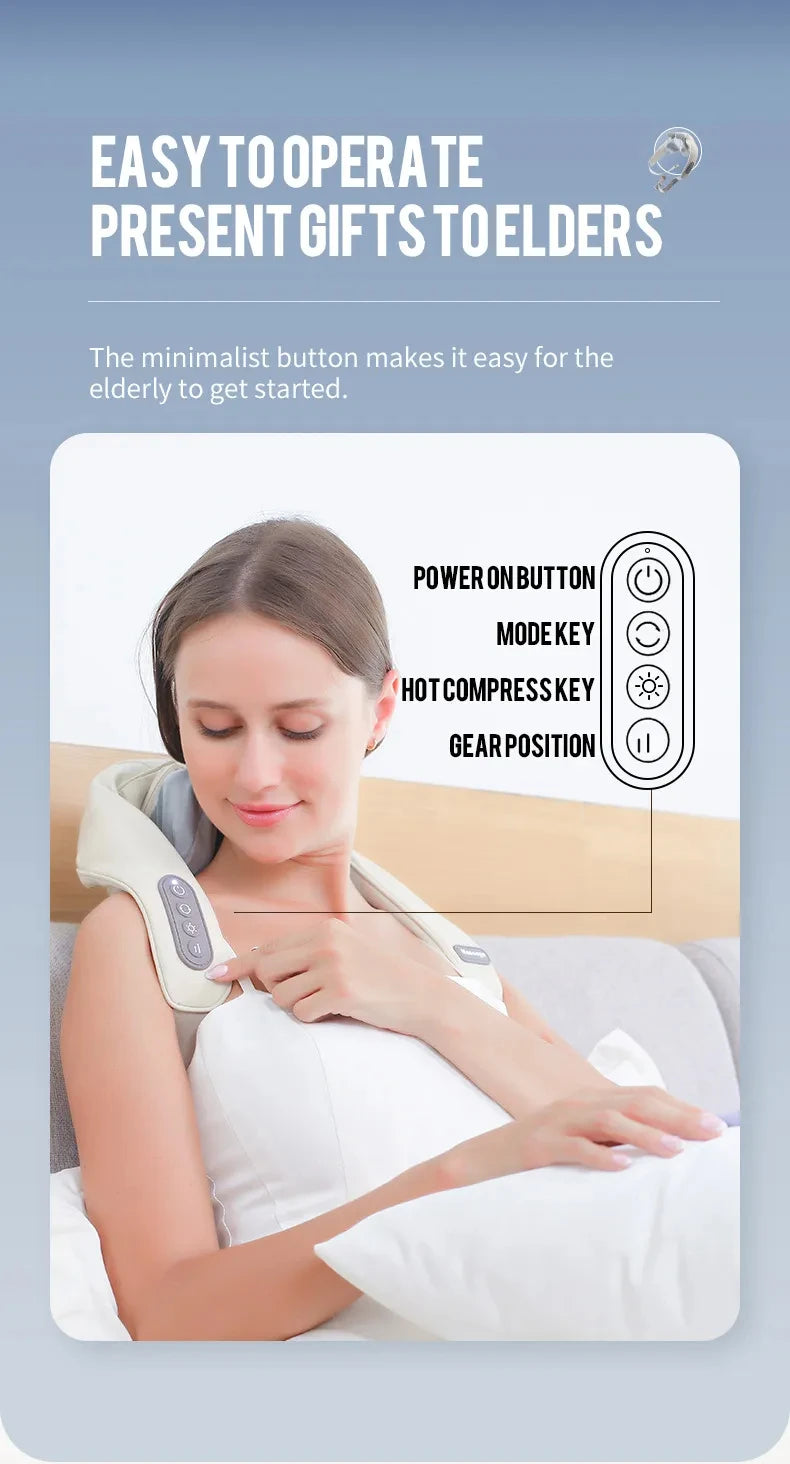 Wireless Neck And Shoulder Massager