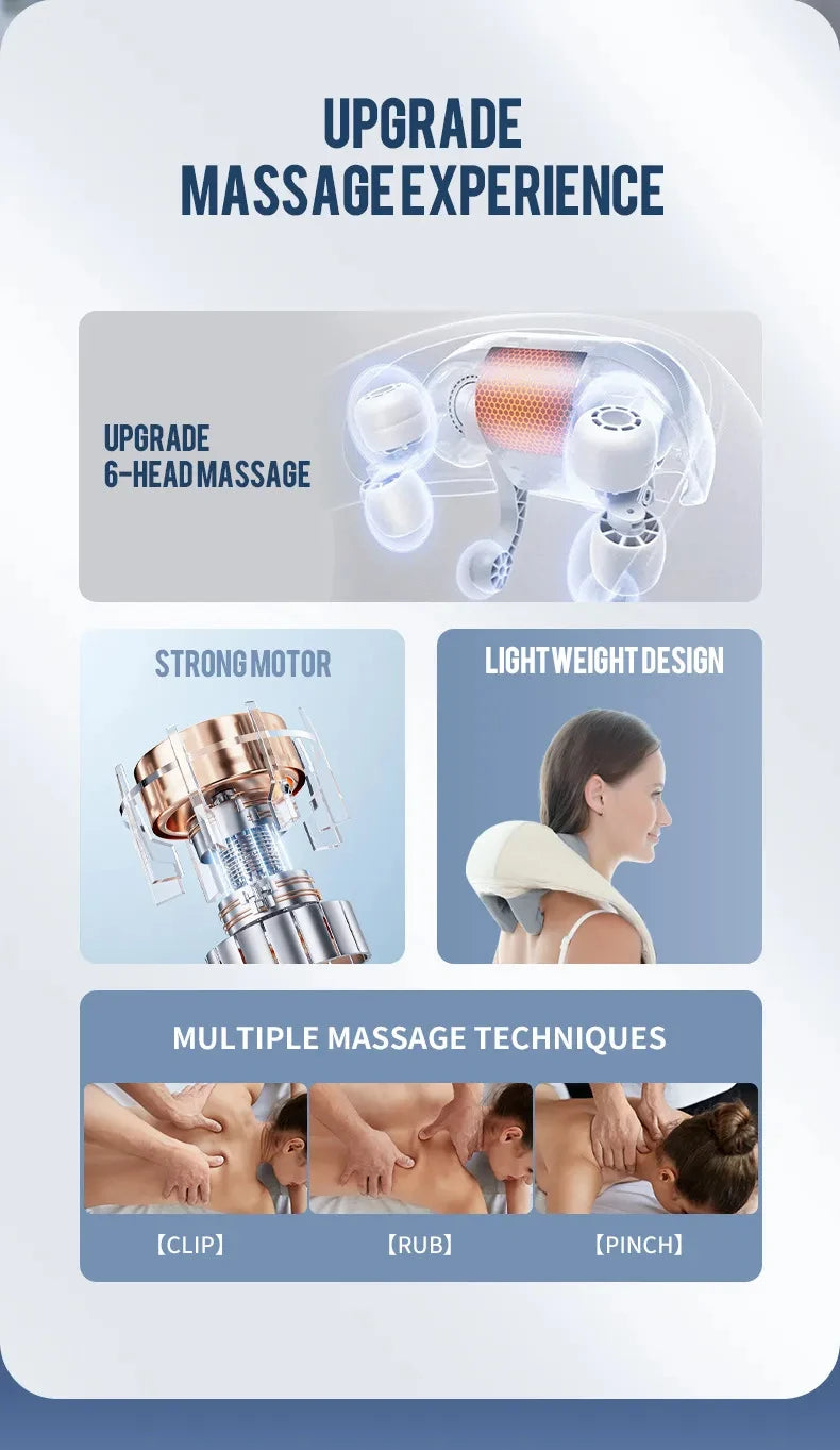 Wireless Neck And Shoulder Massager