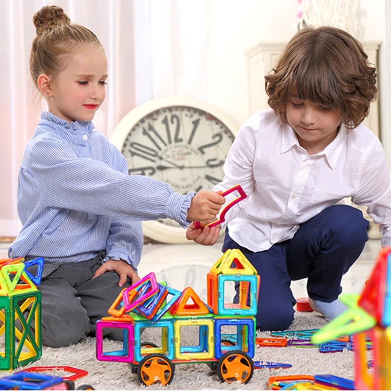 Magnetic Big Size Building Blocks – Creative & Educational Toy for Kids