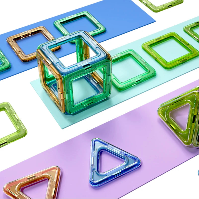 Magnetic Big Size Building Blocks – Creative & Educational Toy for Kids