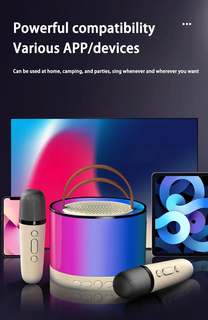 Xiaomi K52 Wireless Bluetooth Speaker With Multifunction Dual microphone – Ultimate Party & Karaoke Experience!