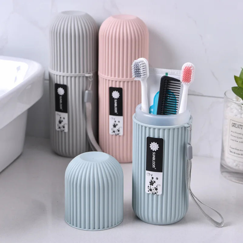 Portable Travel Toothbrush Toothpaste Holder