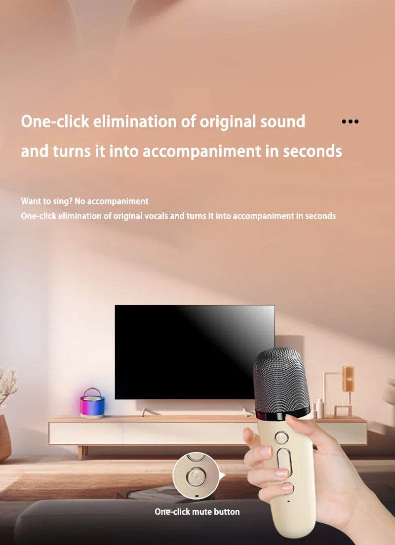 Xiaomi K52 Wireless Bluetooth Speaker With Multifunction Dual microphone – Ultimate Party & Karaoke Experience!
