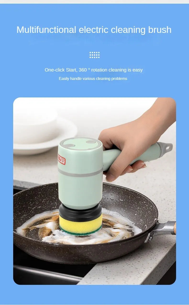 4 In 1 Multi-Functional Electric Cleaning Brush