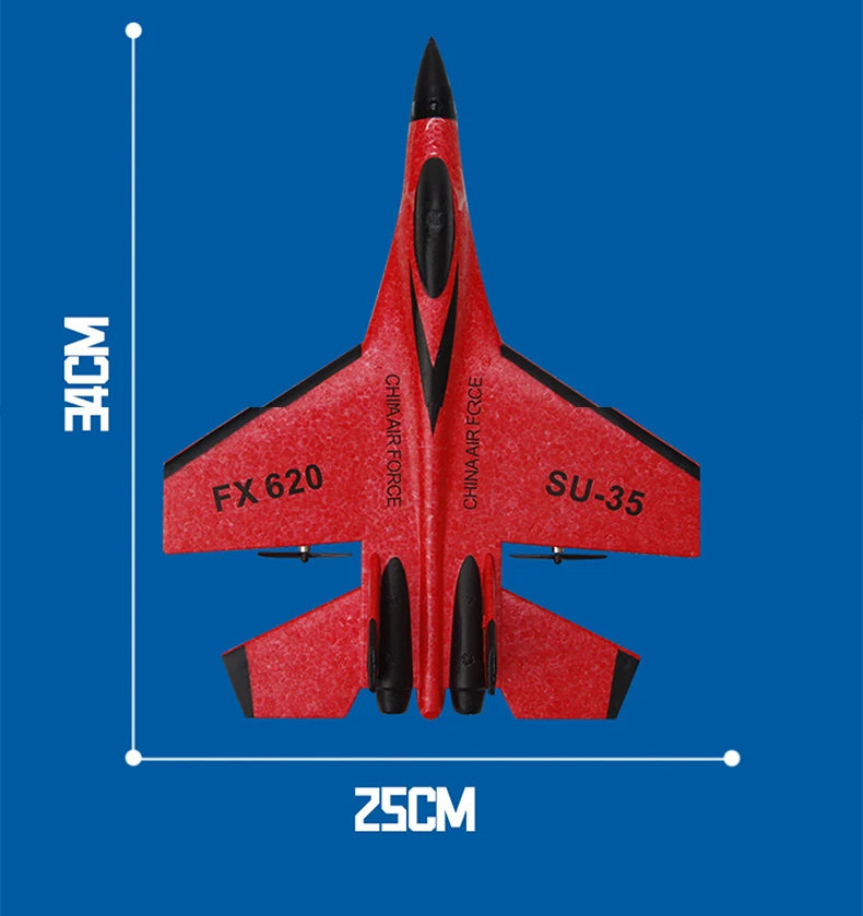 RC Foam Aircraft SU-35 – High-Performance Remote Control Fighter Plane Best Toy For Children