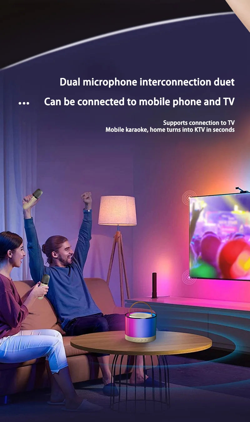 Xiaomi K52 Wireless Bluetooth Speaker With Multifunction Dual microphone – Ultimate Party & Karaoke Experience!