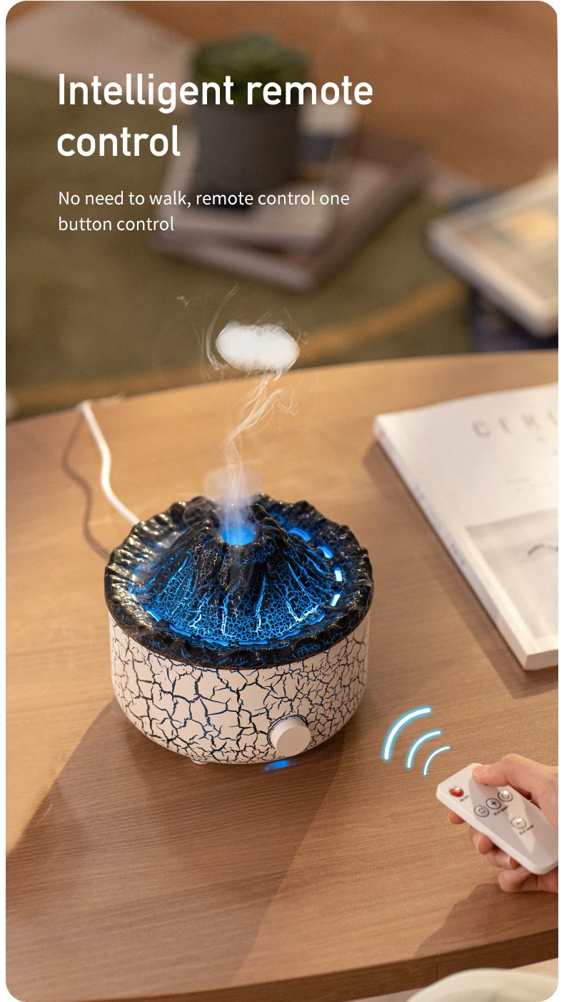 Volcano Humidifier Aromatherapy Air Diffuser Machine Spray