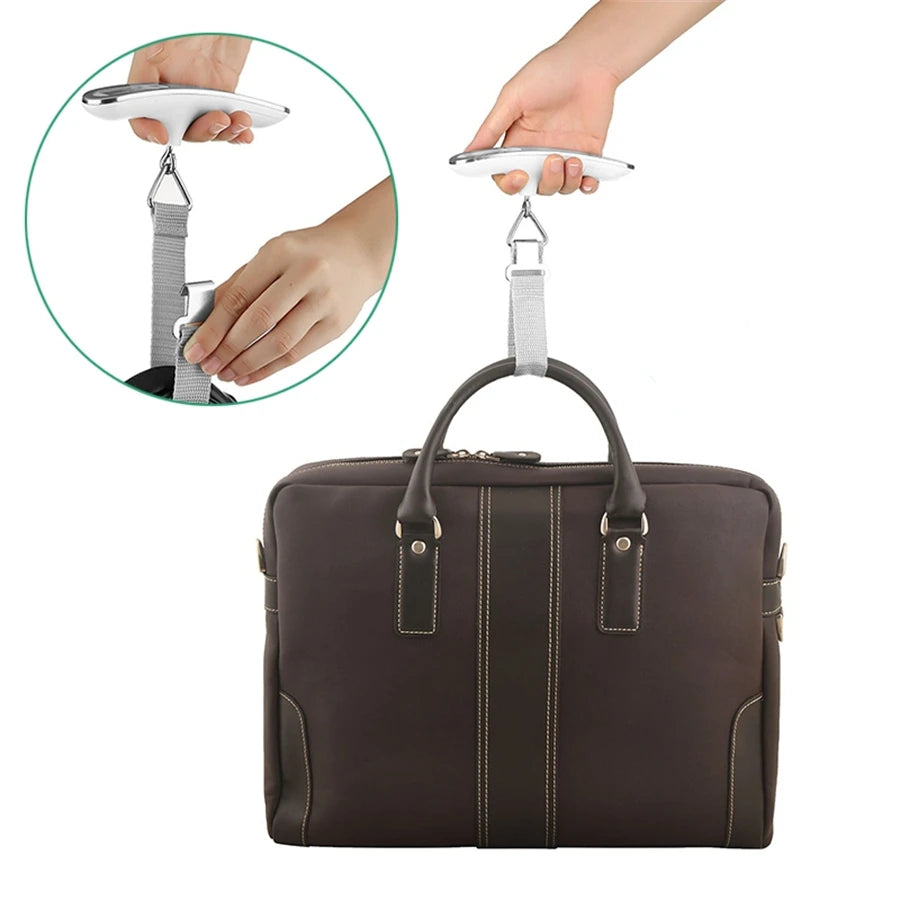 Portable Digital Luggage Scale, LCD Display with Hook