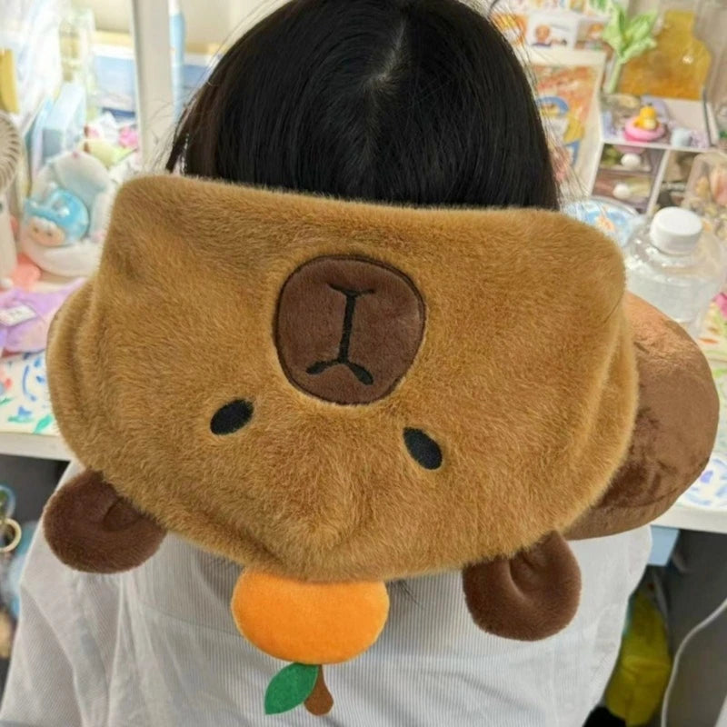 Stylish Anime Figure Hooded U Shaped Neck Pillow