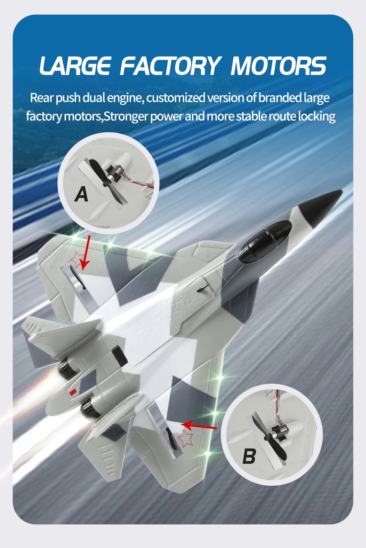 RC Foam Aircraft SU-35 – High-Performance Remote Control Fighter Plane Best Toy For Children