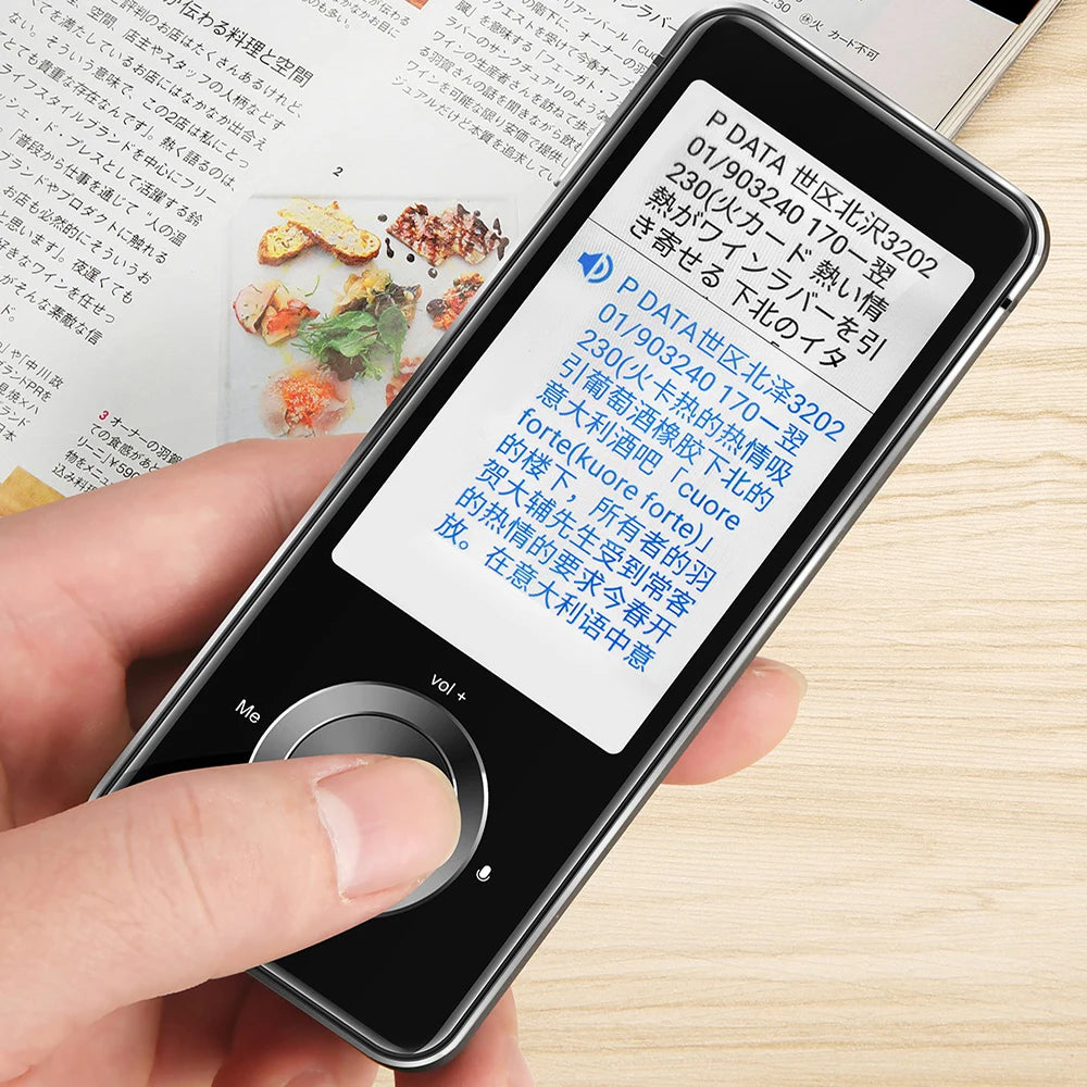 Instant Portable Voice Translator, Supports 12 Offline Languages