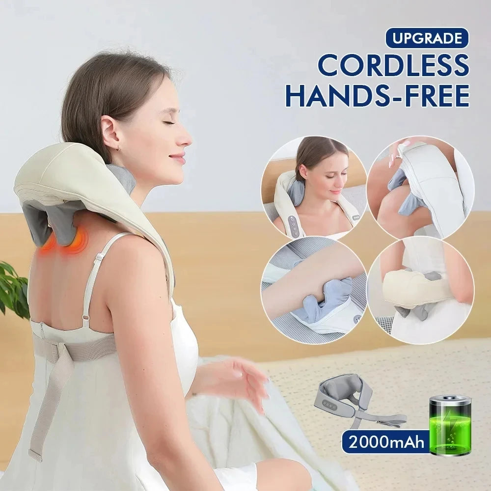 Wireless Neck And Shoulder Massager