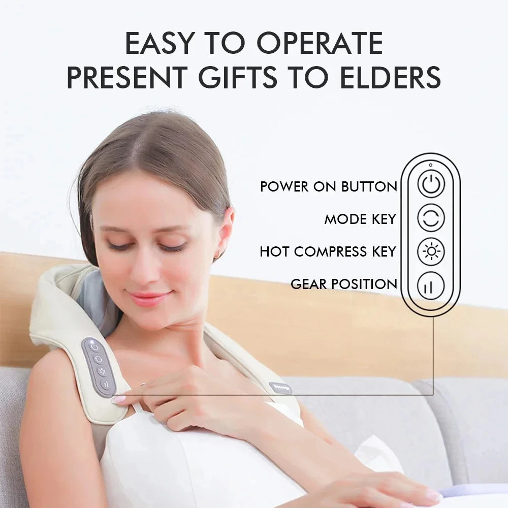 Wireless Neck And Shoulder Massager