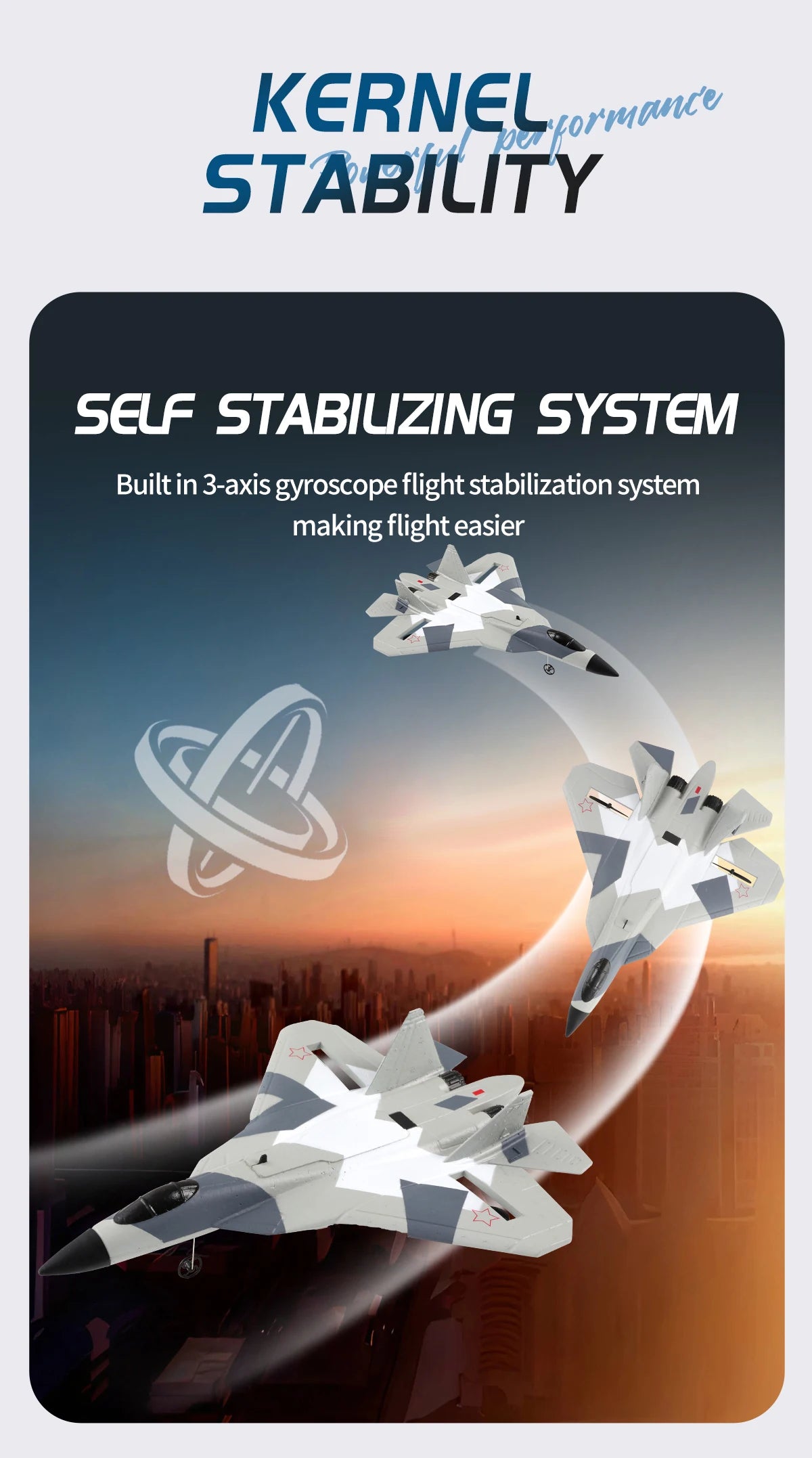 RC Foam Aircraft SU-35 – High-Performance Remote Control Fighter Plane Best Toy For Children