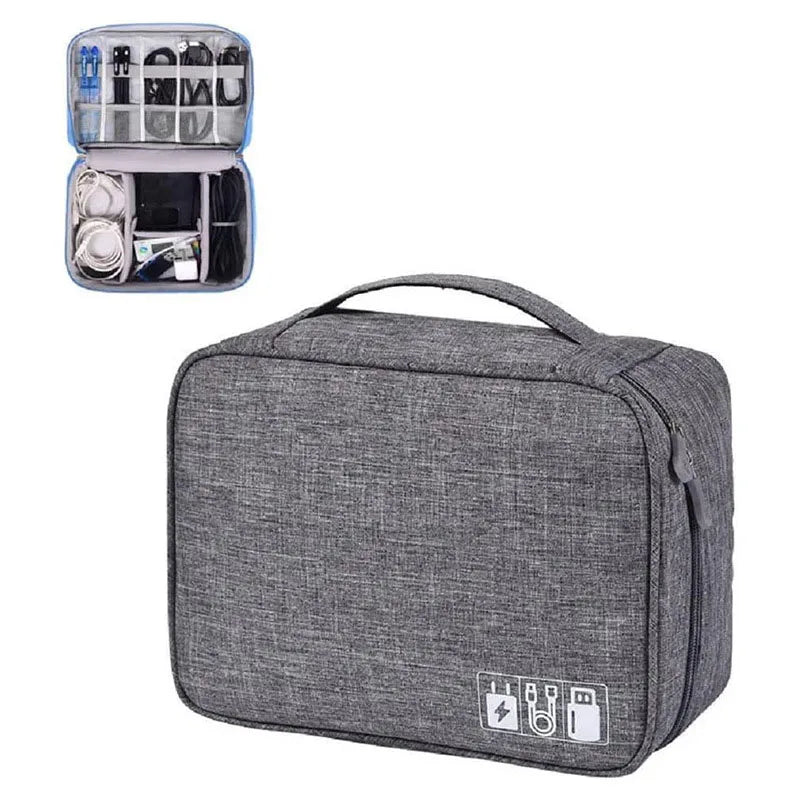 Cable Storage Bag and Digital Electronic Organizer