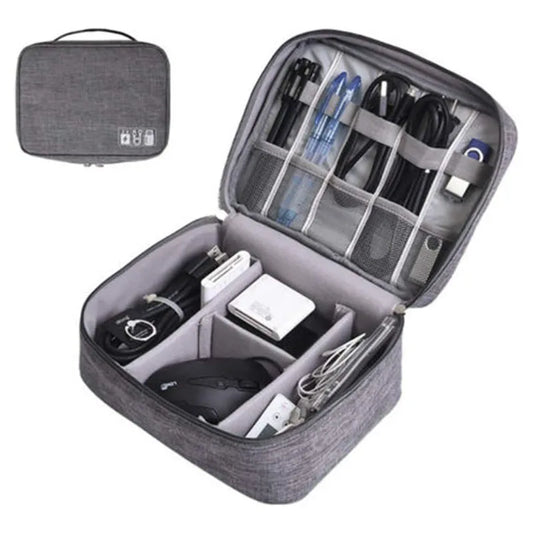 Cable Storage Bag and Digital Electronic Organizer