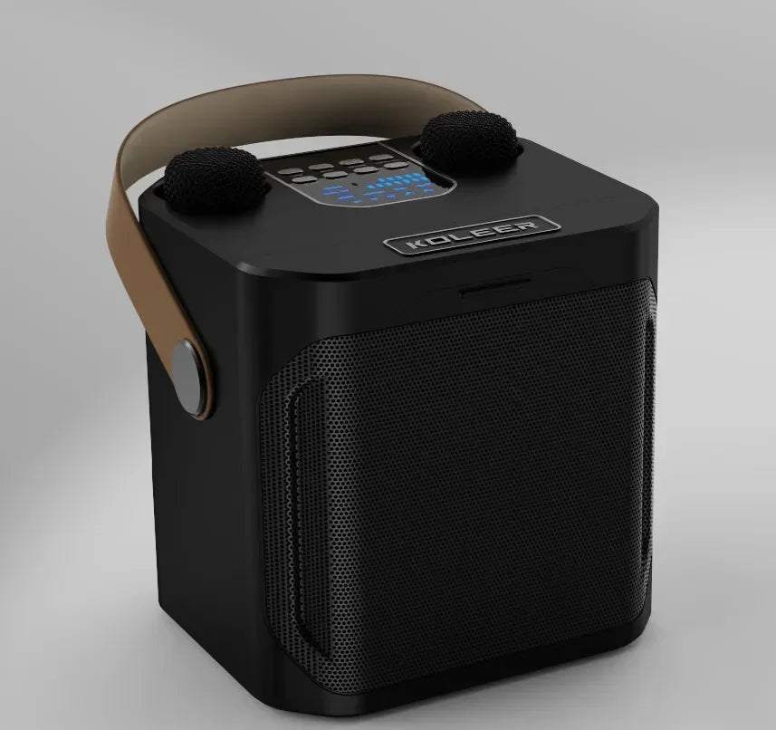 S882 Karaoke Bluetooth Speaker – Portable Wireless Party Speaker with Dual Microphones.
