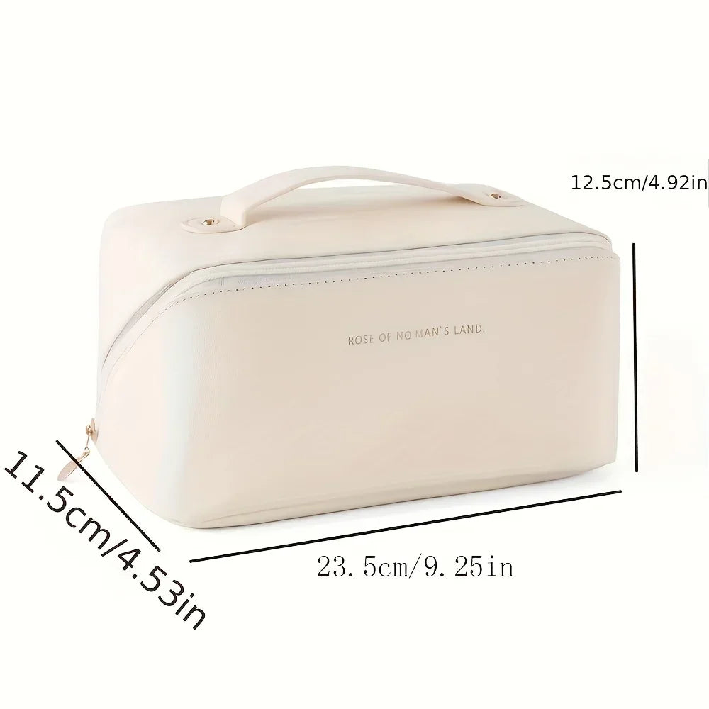 Large Waterproof Cosmetic Bag for Travel - Makeup & Toiletries