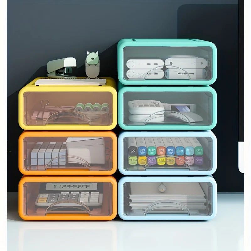 4pcs Rectangular Desktop Organizer