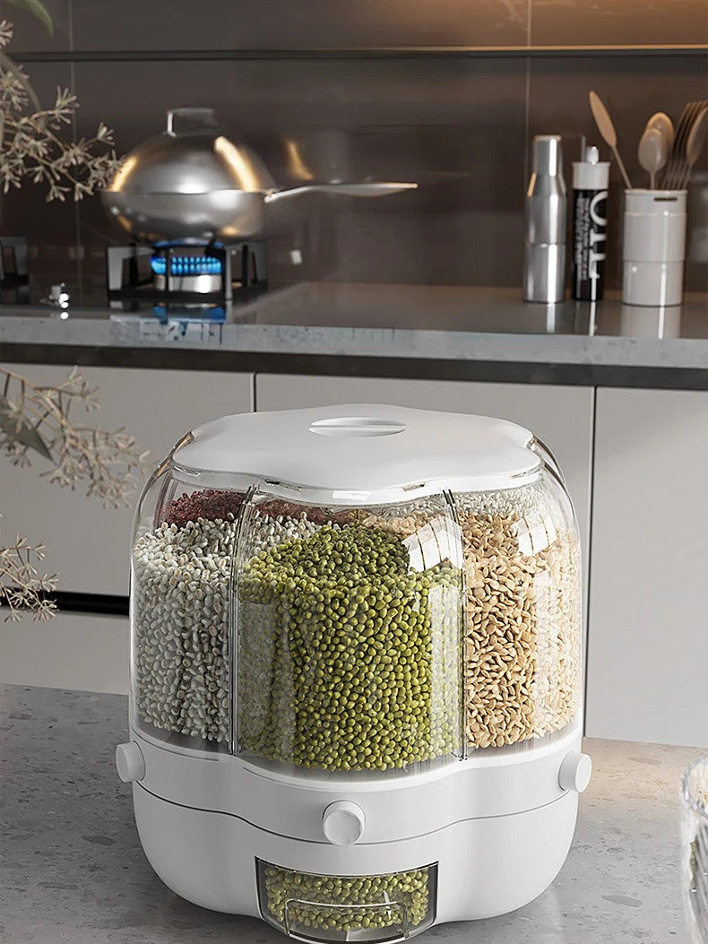 360° Rotating Kitchen Storage Container