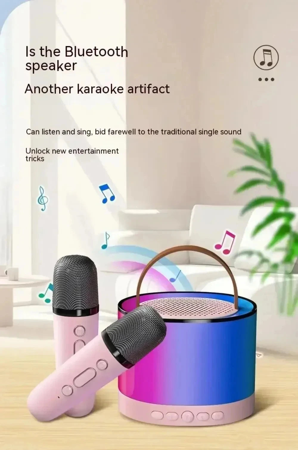 Xiaomi K52 Wireless Bluetooth Speaker With Multifunction Dual microphone – Ultimate Party & Karaoke Experience!
